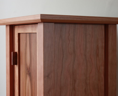 bedside cabinet in cherry