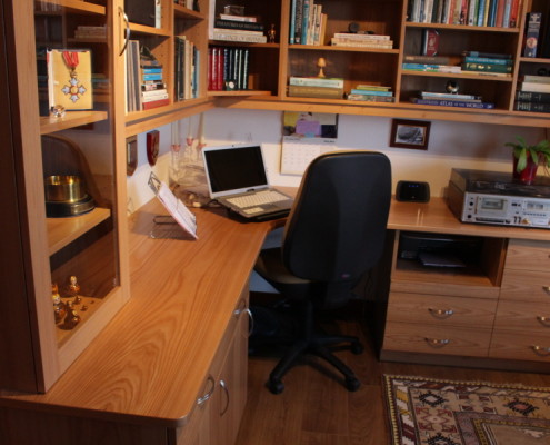modern compact home office