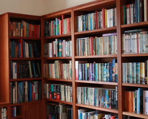 bookcases in american cherry