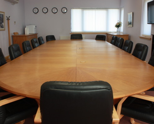 oak conference table
